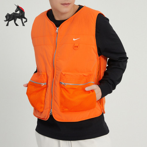 Nike/耐克正品运动休闲工装保暖经典马甲新款男马甲DV9494-819