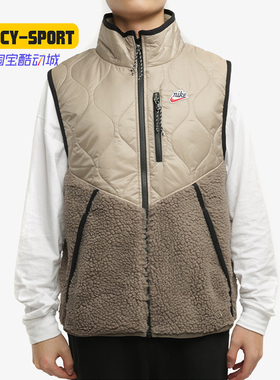 Nike/耐克正品NIKE NSW HERITAGE 男保暖马甲新款仿羊羔绒 CU4451