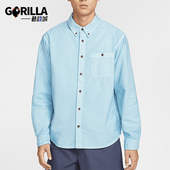 耐克正品 运动翻领长袖 2025春新款 Nike 男士 宽松经典 HJ7271 422