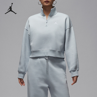 043 JORDAN女士加绒针织立领运动卫衣IH2392 Nike 耐克官方正品