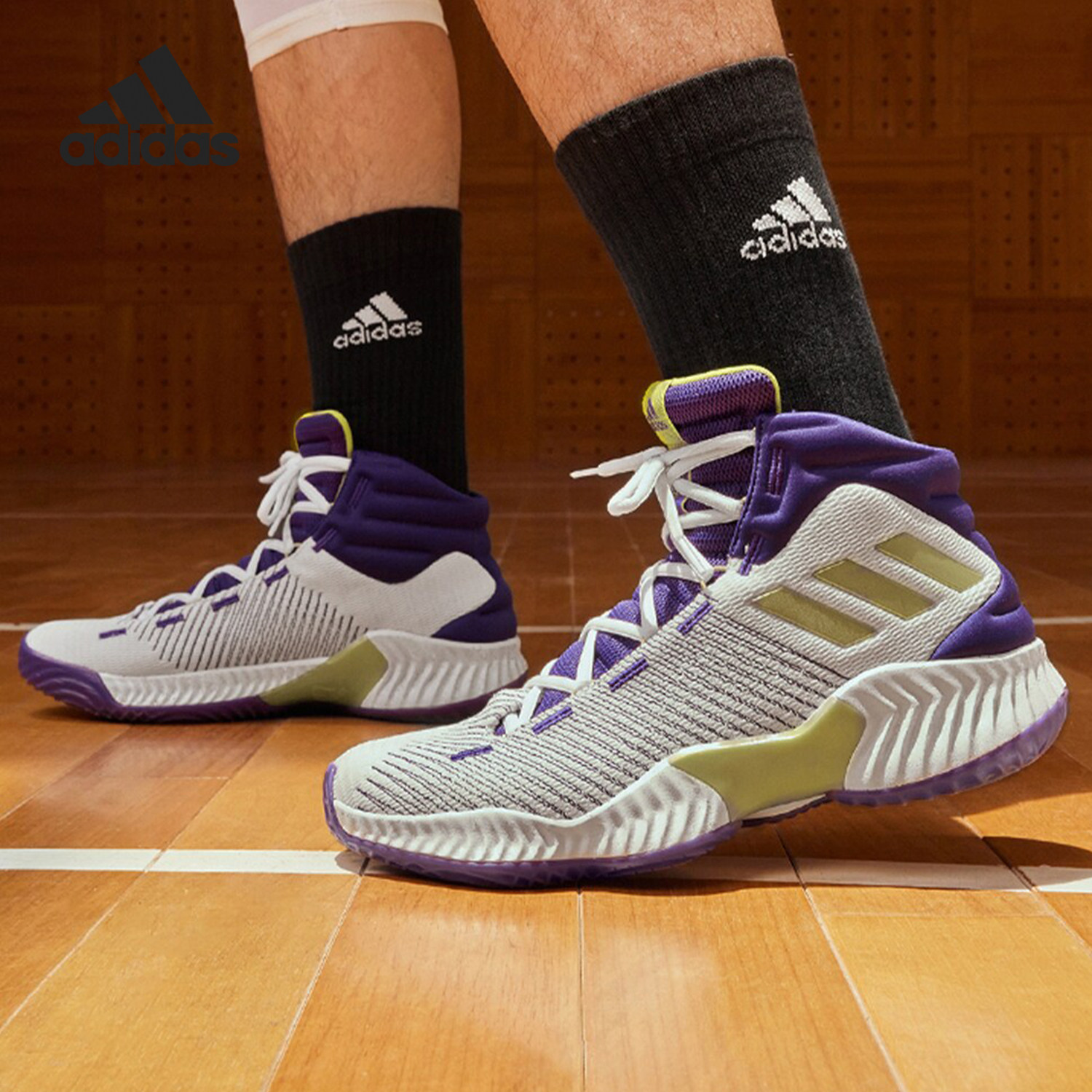 Adidas/阿迪达斯官方正品PROBOUNCE当季新款男女运动篮球鞋IG4495