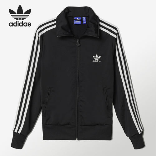 Adidas/阿迪达斯正品三叶草新款女子立领休闲夹克外套G87401