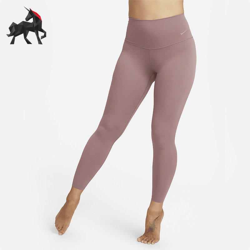 Nike/耐克正品女士健身弹力透气运动紧身长裤DQ6016-208