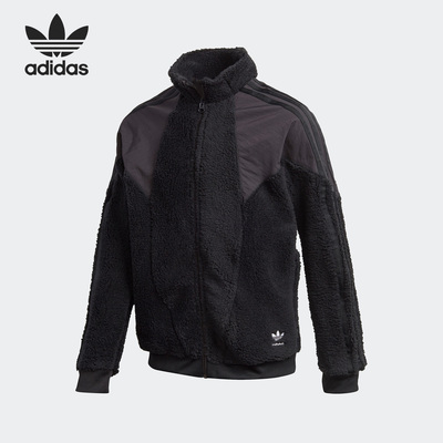 阿迪达斯三叶草大童运动连帽夹克