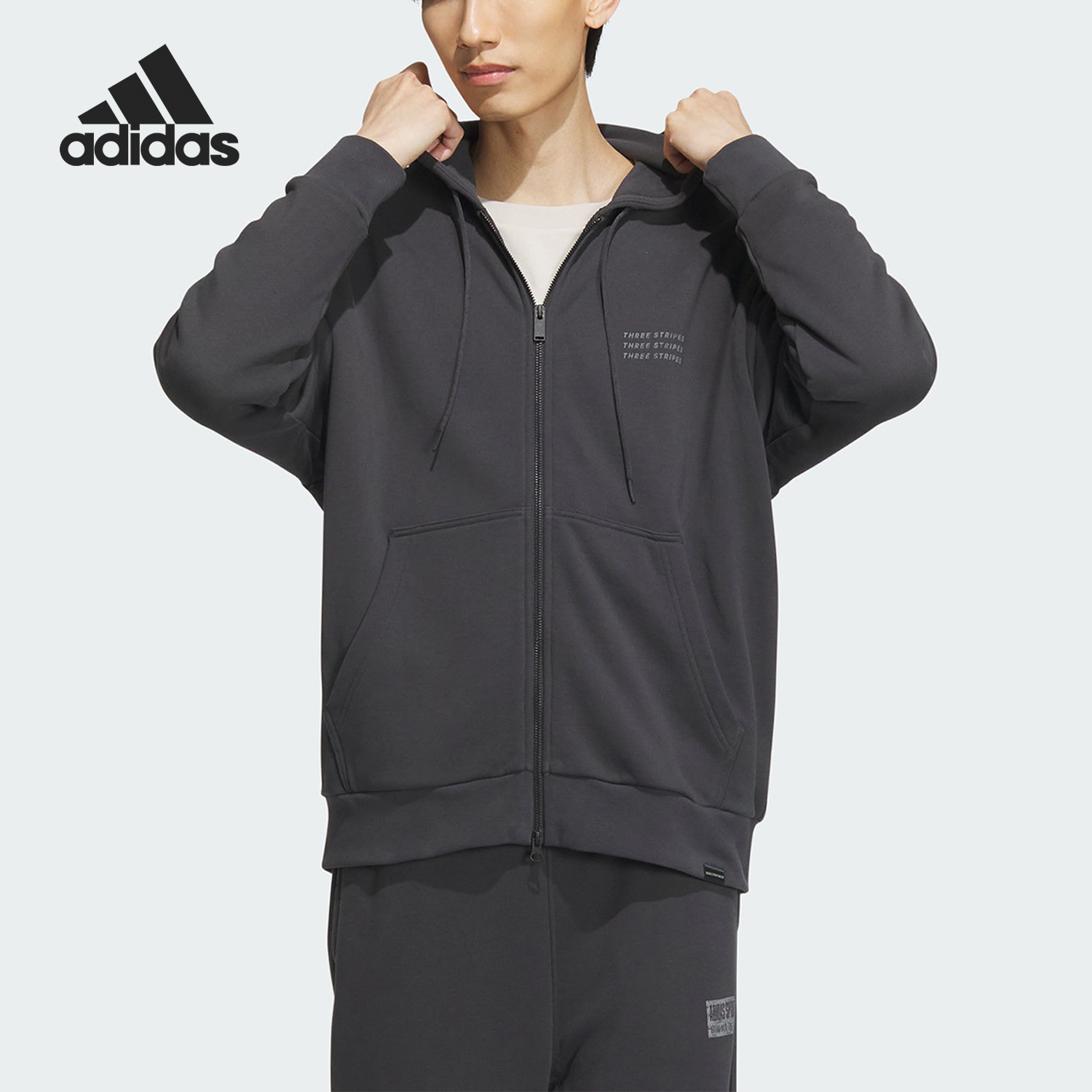 阿迪达斯正品男子运动外套