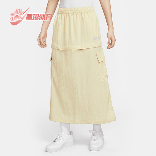 Nike/耐克正品Sportswear女士梭织工装经典透气连衣裙IF0610-229