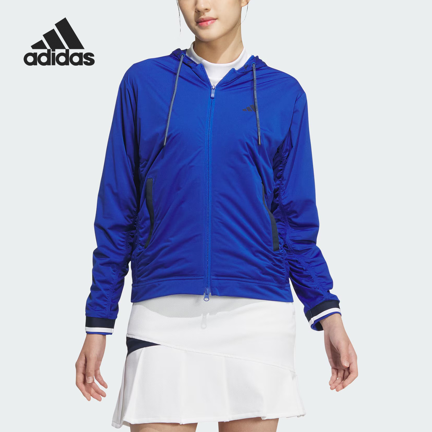 Adidas/阿迪达斯正品时尚运动新款女士休闲户外连帽外套IS4783
