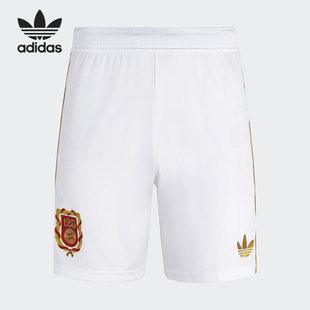 足球透气训练运动短裤 三叶草男士 KA7437 阿迪达斯正品 Adidas