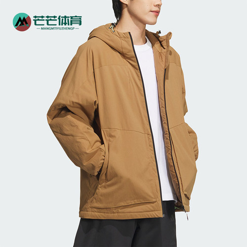 阿迪达斯男士防泼水运动棉服