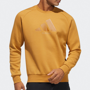 LOGO SWT新款 男子长袖 HE9902 Adidas 卫衣卫衣 阿迪达斯正品