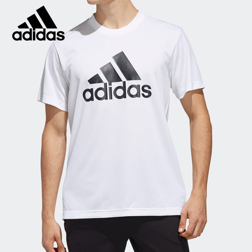 男子休闲运动梭织透气短袖T恤