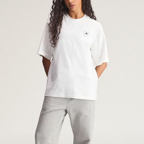 Adidas/阿迪达斯正品LOOSE T-SHIRT女士经典针织短袖T恤JZ0697