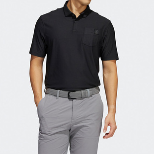 POLO衫 Adidas 男子高尔夫运动休闲短袖 阿迪达斯正品 T恤HA6114 夏季