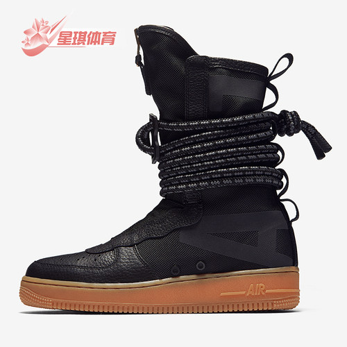 Nike/耐克正品F AF1 HIGH女士经典复古高帮板鞋AA3965-001