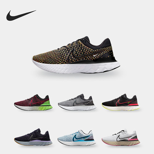 Nike/耐克正品React In Run Flyknit 3男子跑步鞋DH5392-502