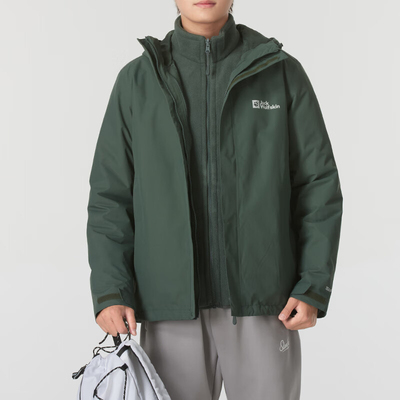 Jack wolfskin/狼爪正品日常男士三合一冲锋衣5012776-4136