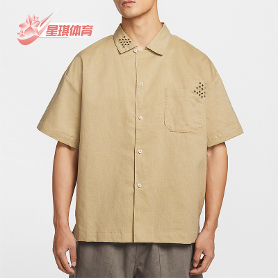 Nike/耐克正品2025夏季款男士宽松户外翻领经典短袖HJ2982-297