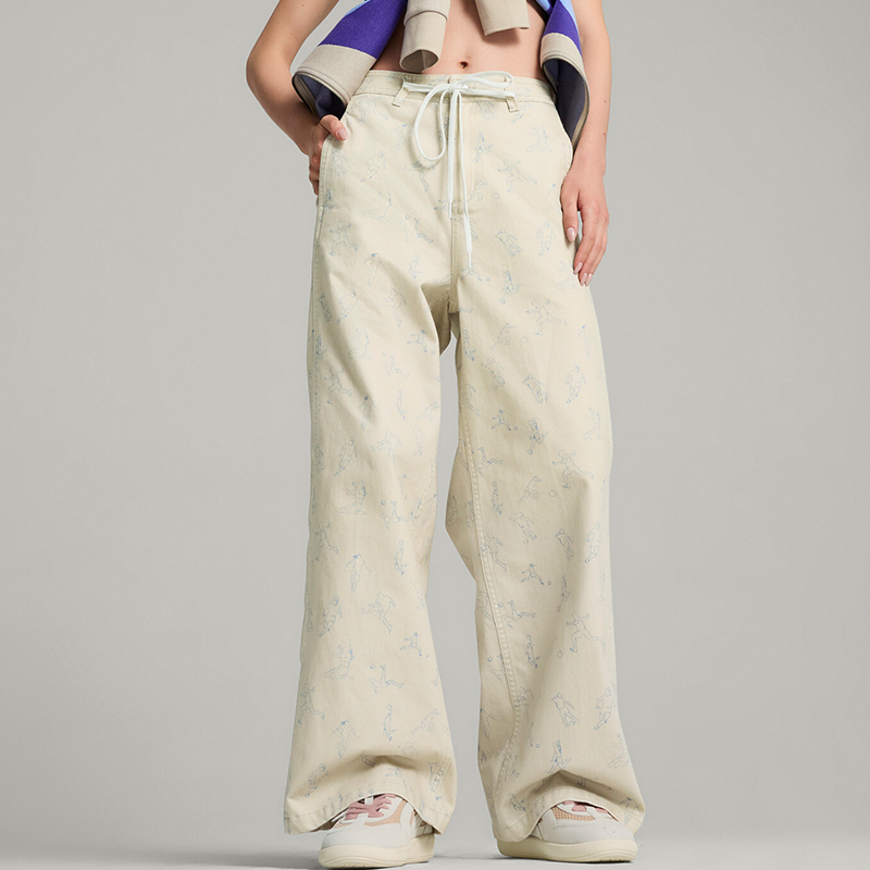 Puma/彪马正品KIDSUPER女士宽松简约时尚透气长裤626707-68