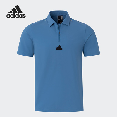 阿迪达斯男子运动短袖