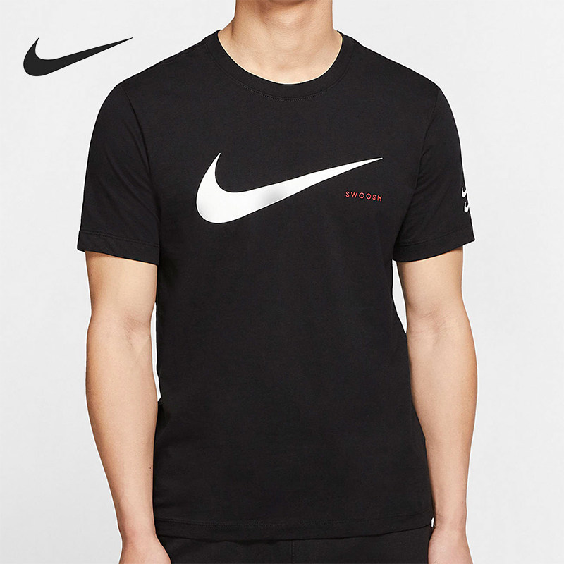 Nike/耐克正品新款男黑白色透气合身吸汗经典短袖T恤CK2252-010