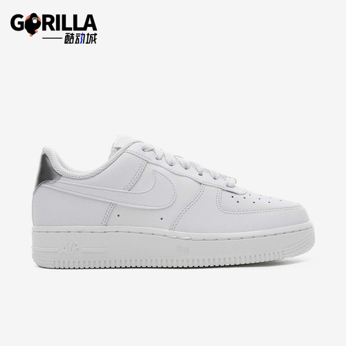 Nike/耐克正品空一号AF1新款女白色包裹经典低帮板鞋AO2132-003