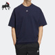 T恤 Adidas HS4381 TEE 男子宽松简约运动休闲短袖 阿迪达斯正品