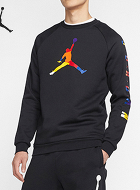 Nike/耐克官方正品JORDAN 男子加绒圆领运动卫衣套头衫 DA6729