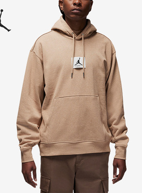 Nike/耐克官方正品Jordan 男子时尚刺绣抽绳连帽卫衣DQ7339-201