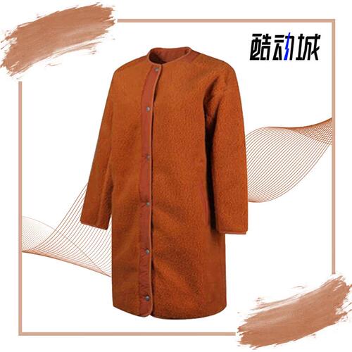 阿迪达斯女子毛绒夹克外套