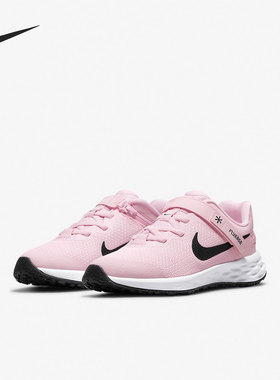 Nike/耐克官方正品REVOLUTION 6 FLYEASE NN儿童跑步鞋DD1114-608