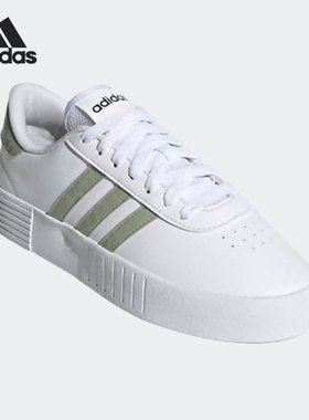 Adidas/阿迪达斯官方正品COURT BOLD女子低帮运动透气板鞋FY9995