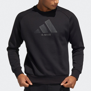 LOGO Adidas 阿迪达斯正品 HE9901 SWT男子运动宽松卫衣套头衫