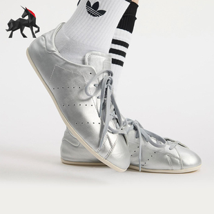 Adidas 三叶草女士透气经典 薄底系带运动鞋 JQ6427 阿迪达斯正品