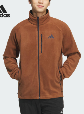 Adidas/阿迪达斯正品FLEECE JACKET男女抓绒复古外套KF5213