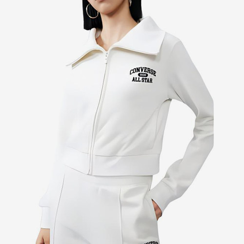 Converse/匡威正品新款女子运动训练翻领夹克外套10026778-A03