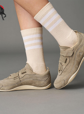 Adidas/阿迪达斯正品2025女士透气城市机能芭蕾风休闲鞋JS2444