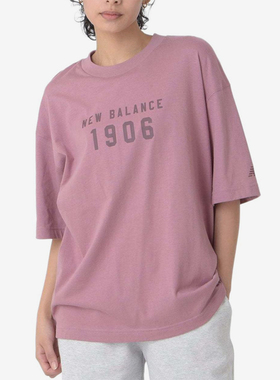 New Balance/NB正品夏季新款女子宽松透气圆领短袖T恤WT41519-RSE