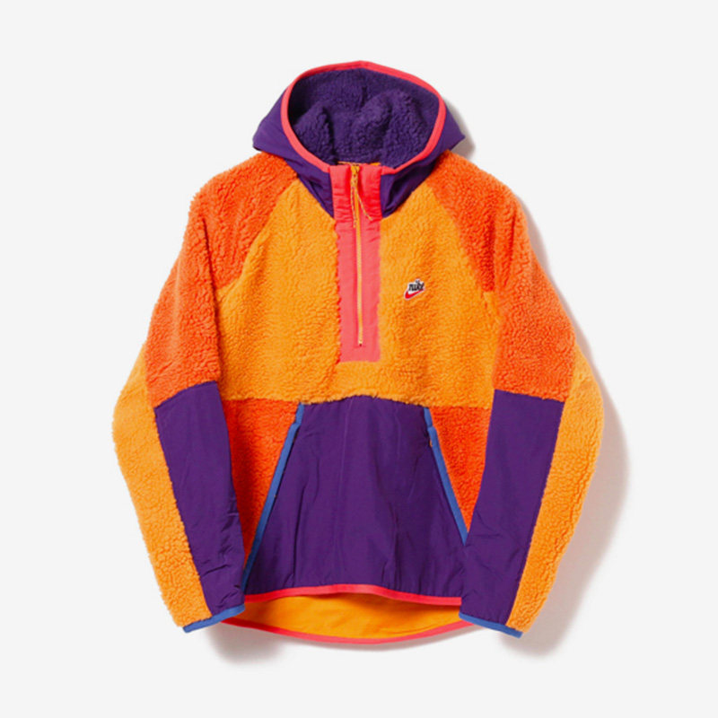 Nike/耐克正品摇粒绒连帽男女半拉链运动卫衣夹克BV3766-886