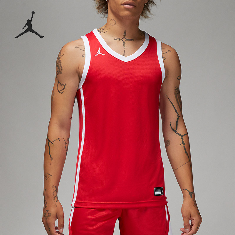Nike/耐克正品Jordan Dri-FIT Stock 男士无袖球衣HF0523-658