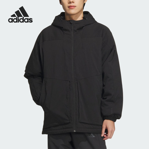 阿迪达斯男士防泼水运动棉服