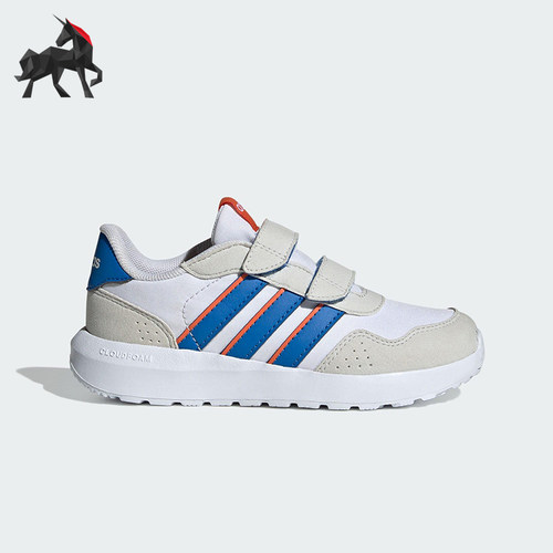 Adidas/阿迪达斯正品Run 60s CF小童魔术贴透气经典休闲鞋JH6211