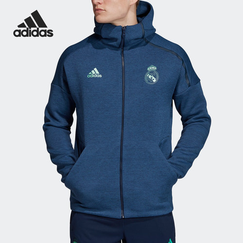 Adidas正品男子足球夹克外套