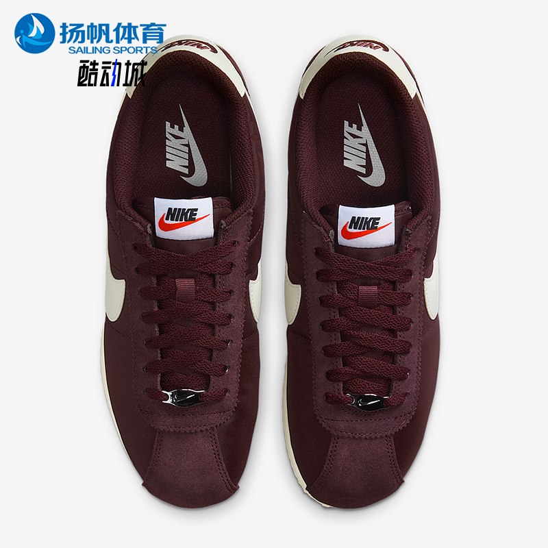 Nike/耐克正品Cortez Textile女士系带轻便复古运动鞋DZ2795-605