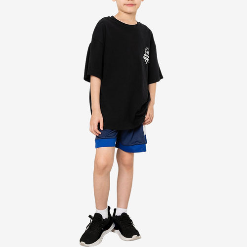 Skechers斯凯奇正品SS25篮球系列儿童圆领短袖T恤P225B084-0018