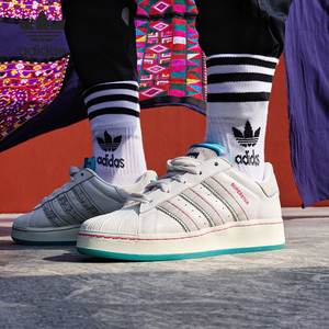 Adidas/阿迪达斯正品三叶草男女厚底耐磨休闲运动板鞋ID1140