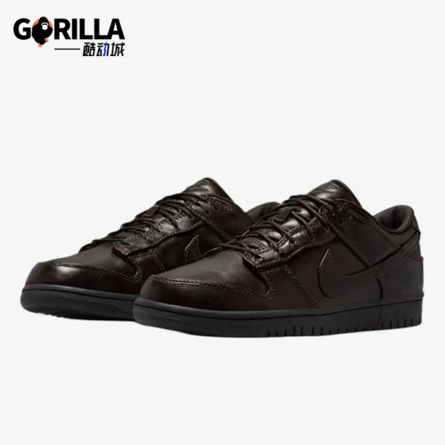 Nike/耐克正品DunkRetroPremium新款男棕黑色经典板鞋IQ3342-200