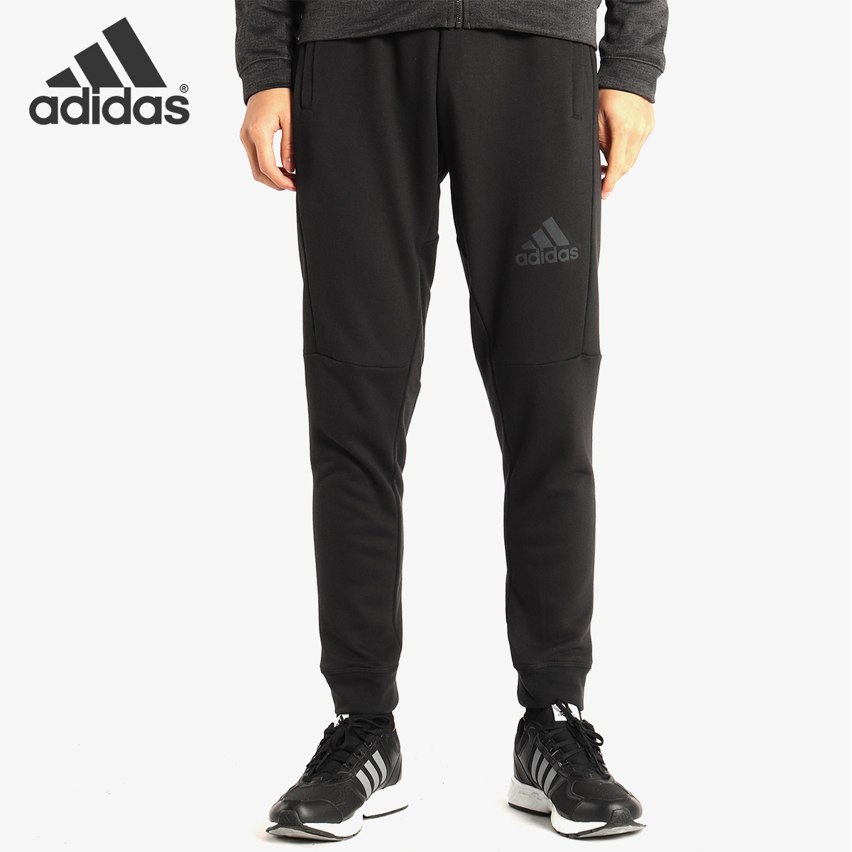 阿迪达斯男子针织休闲长裤