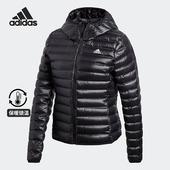 新款 当季 女子休闲连帽轻薄运动羽绒服BQ1973 阿迪达斯正品 Adidas