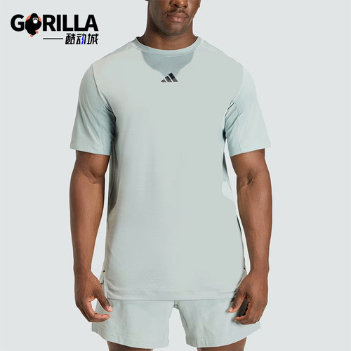 Adidas/阿迪达斯正品D4TPrimeLift3休闲舒适经典短袖T恤KE9938