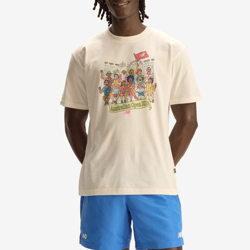 New Balance新百伦正品男网球套头轻便舒适短袖T恤MT53442A-SST